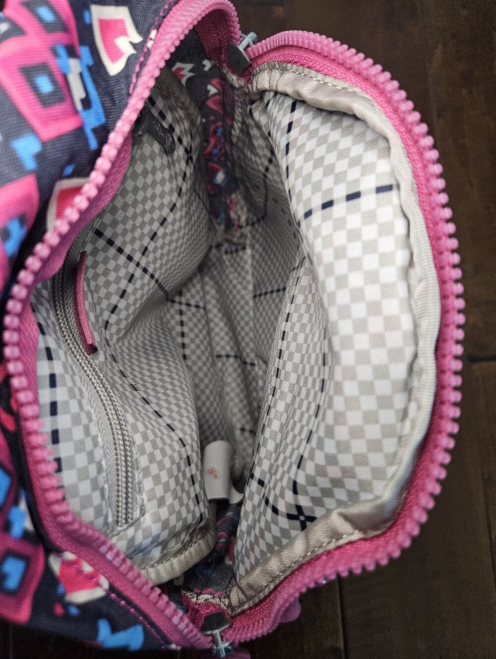 Kipling Geometric City Zip Convertible Backpack - Picture 12 of 13